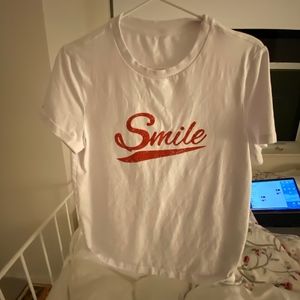 Smile shirt from Ochirly